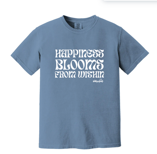 HAPPINESS BLOOMS T-SHIRT