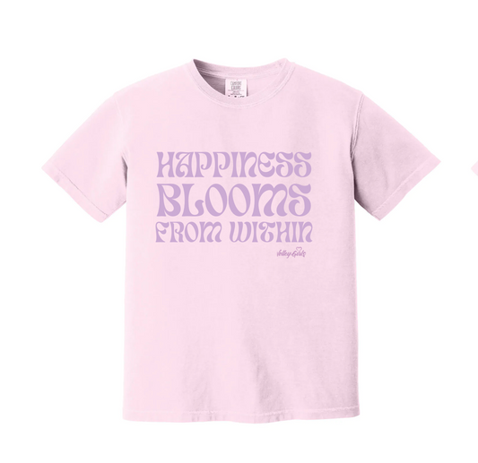 HAPPINESS BLOOMS T-SHIRT